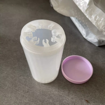Nail Art Cleaning Cup for Nail Brushes including lid