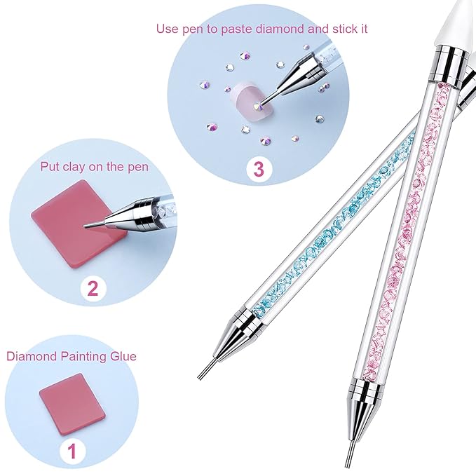Rhinestone Picker (dual ended) in clear case